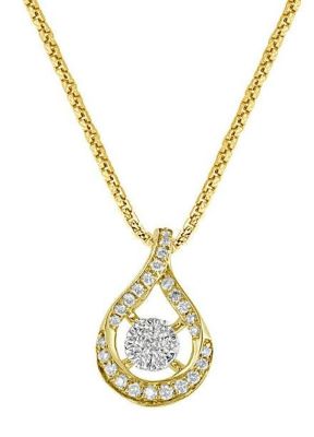 perfect gold diamond necklace