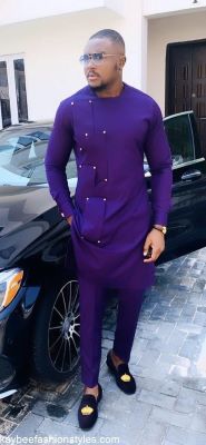 fashion resolutions man in purple outfit