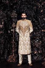 Ivory and Gold Sherwani