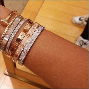 Cartier jewelry first love bracelet
