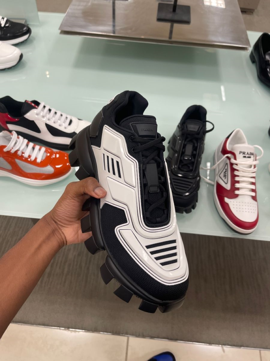 Prada brand cloudbust sneakers