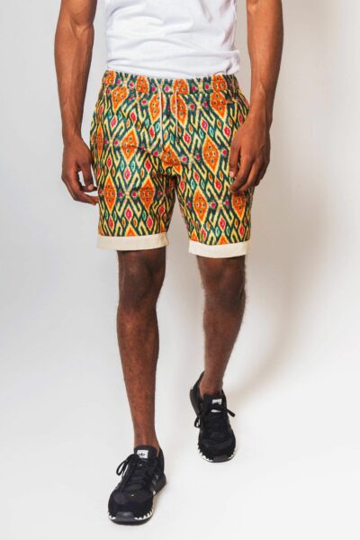 Bold and Bright Prints: Ankara Shorts