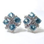 Blue Stud Earrings