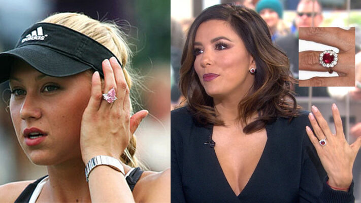Iconic Celebrity Rings: Anna Kournikova’s Pink Diamond Ring