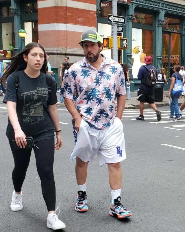 Sadie Sandler with dad