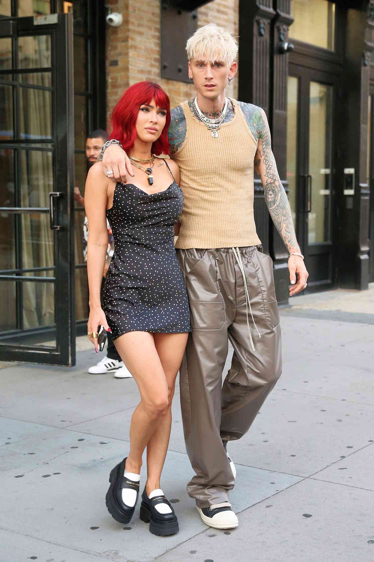 Gun Kelly and Megan Fox coordinated fasgion