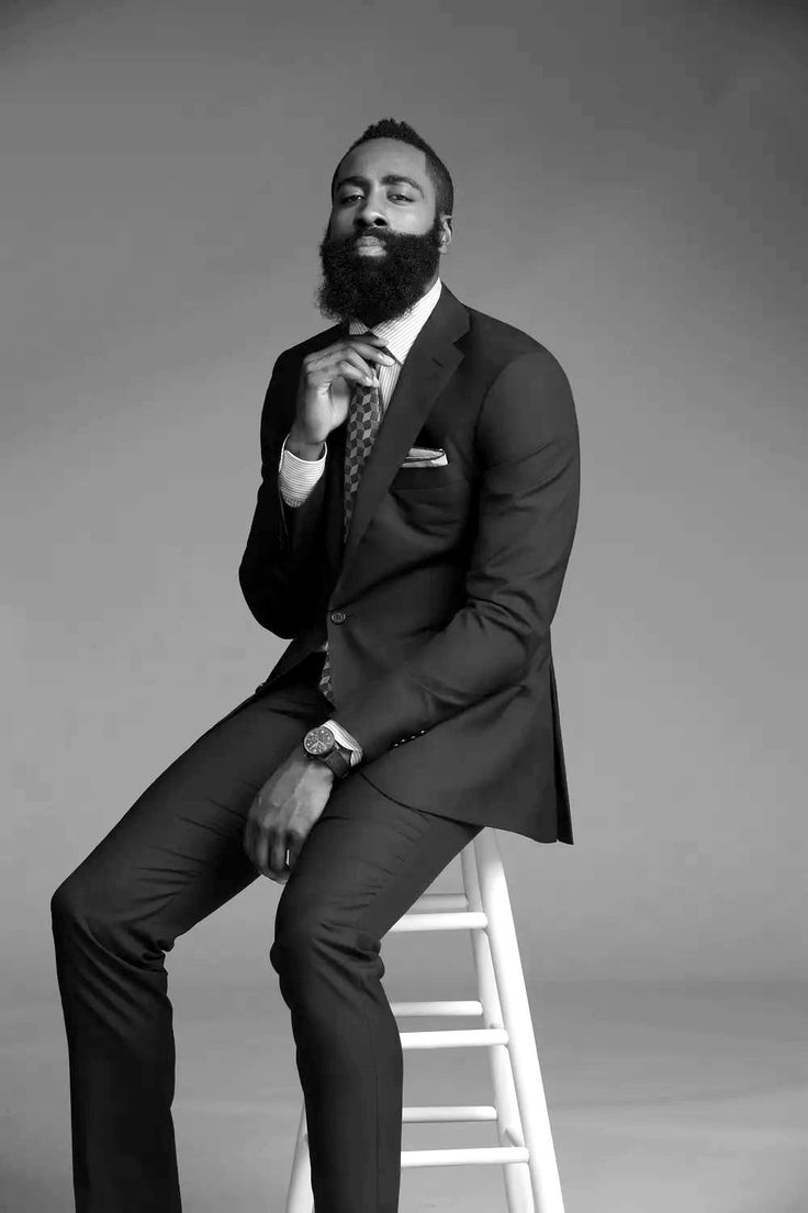 James Harden in a stylish suit