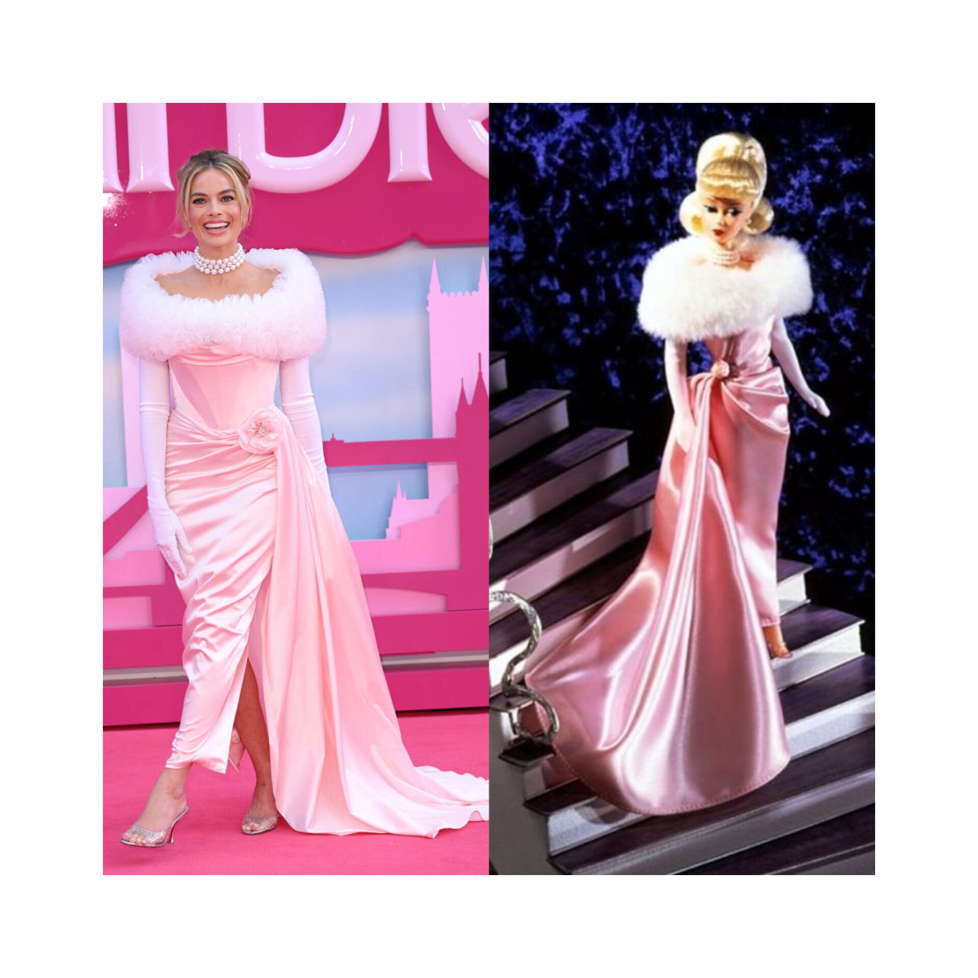 Margot Robbie Barbie enchanted evening 