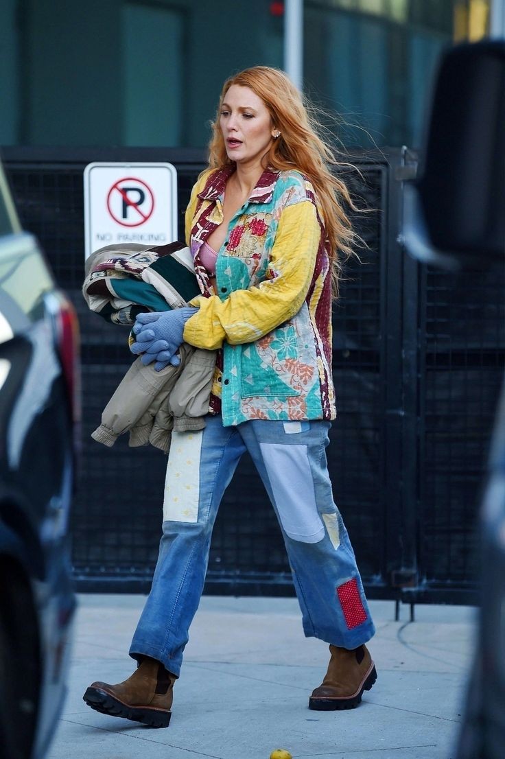 Blake Lively  celebrity vintage street styles