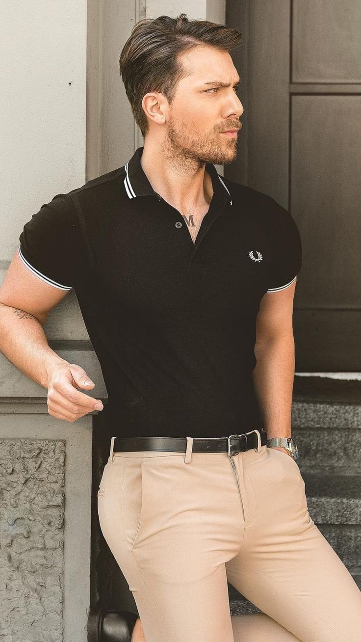 Casual Polo shirt summer outfits for men