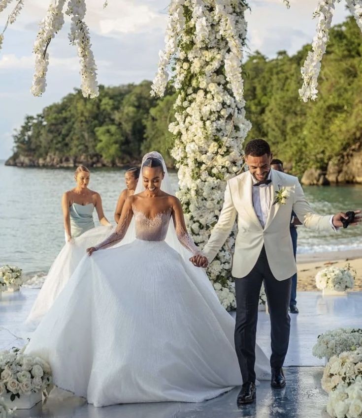 Leigh-Ann Pinnock  Celebrity wedding dresses