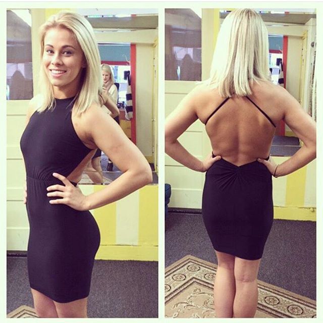 Paige Vanzant little black dress