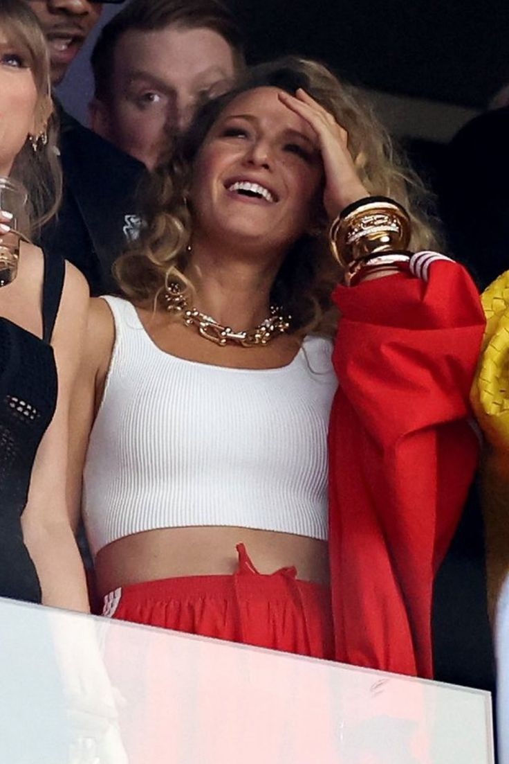 Blake Lively in a tank top