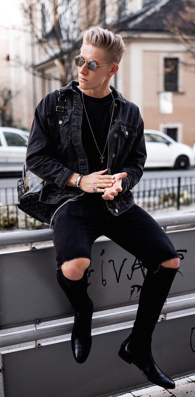 Black Denim Jacket