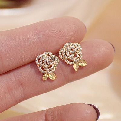 rose Valentine's Day Earring Gifts