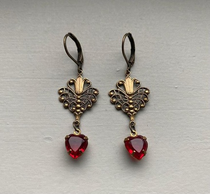 ruby Valentine's Day Earring Gifts