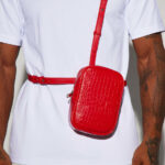 Red purse statement pieces for men