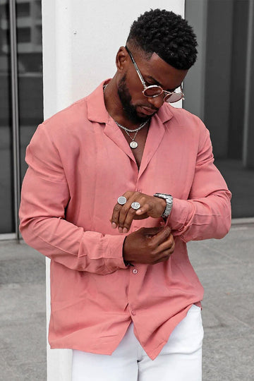 pink shirt statement pieces for men