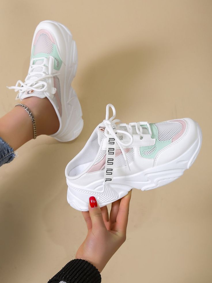 Canvas Sneakers Mules