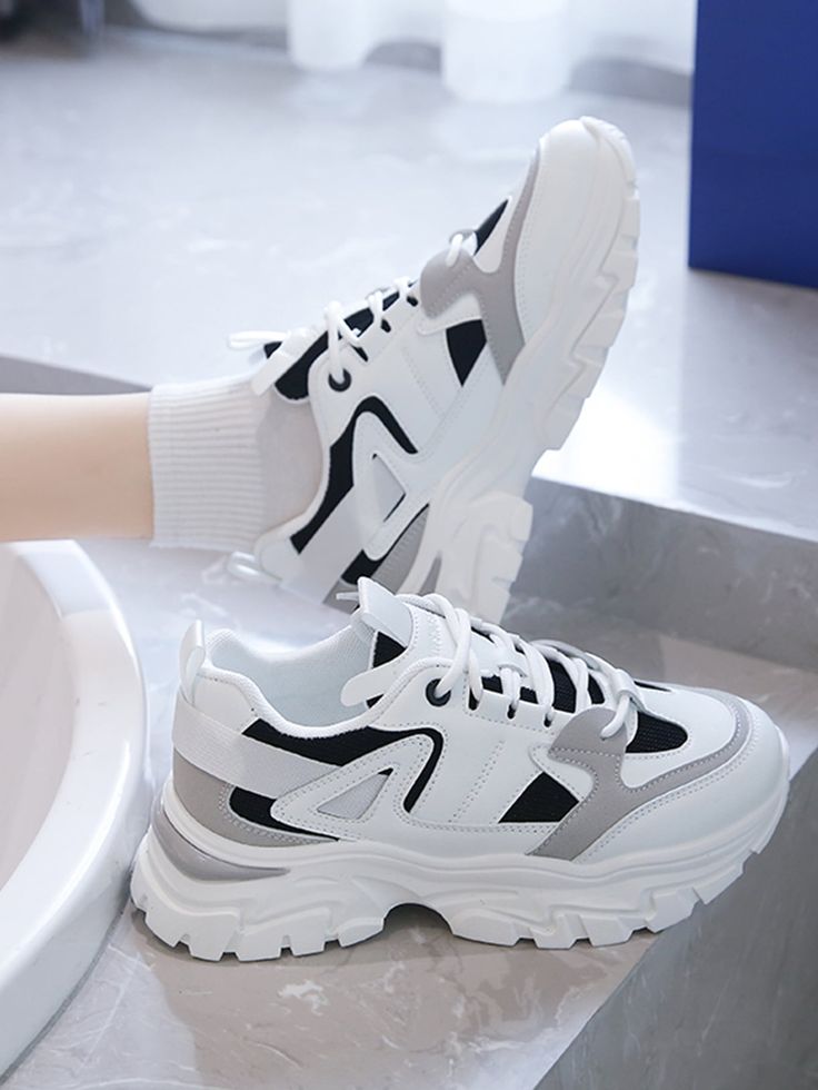Trendy Types of Footwear 3. Chunky Sneakers