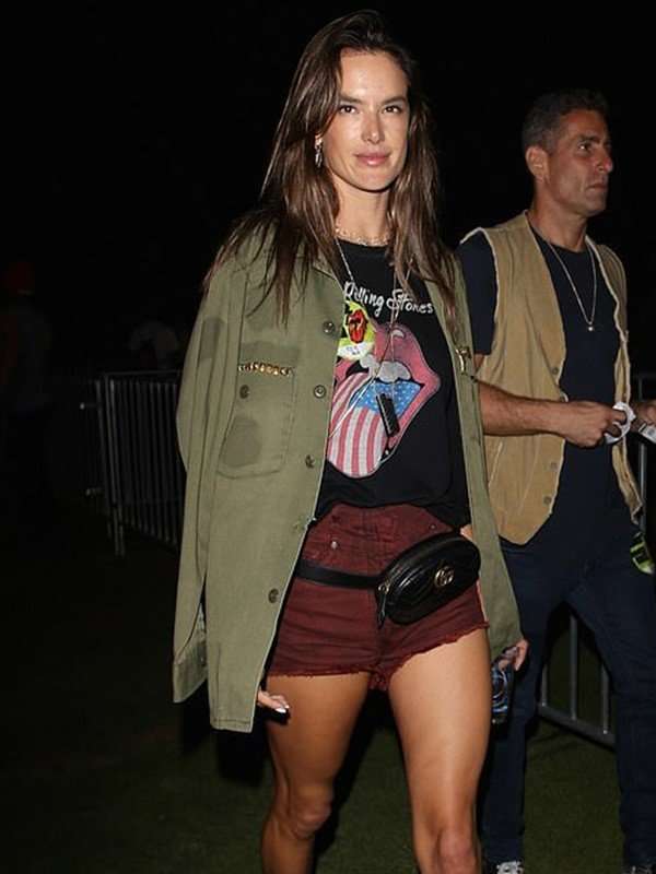 leather jacket outfits woman in green army coat