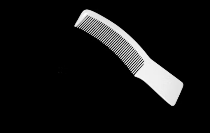 keratin hair treatment white comb