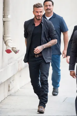 David Beckham hottest fashion moments 