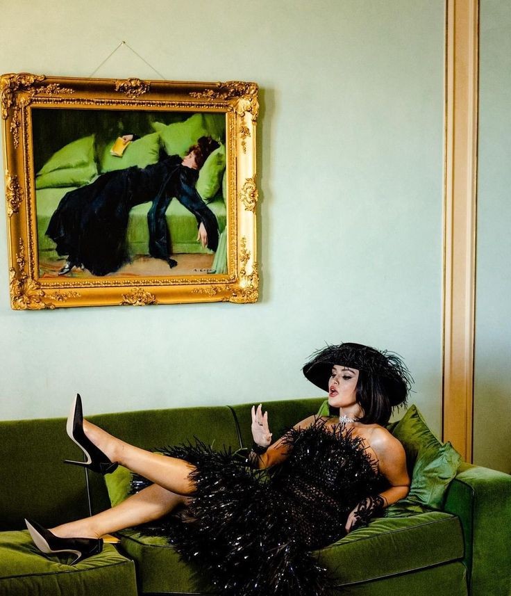 Selena Gomez outfits fringe embroidered midi dress