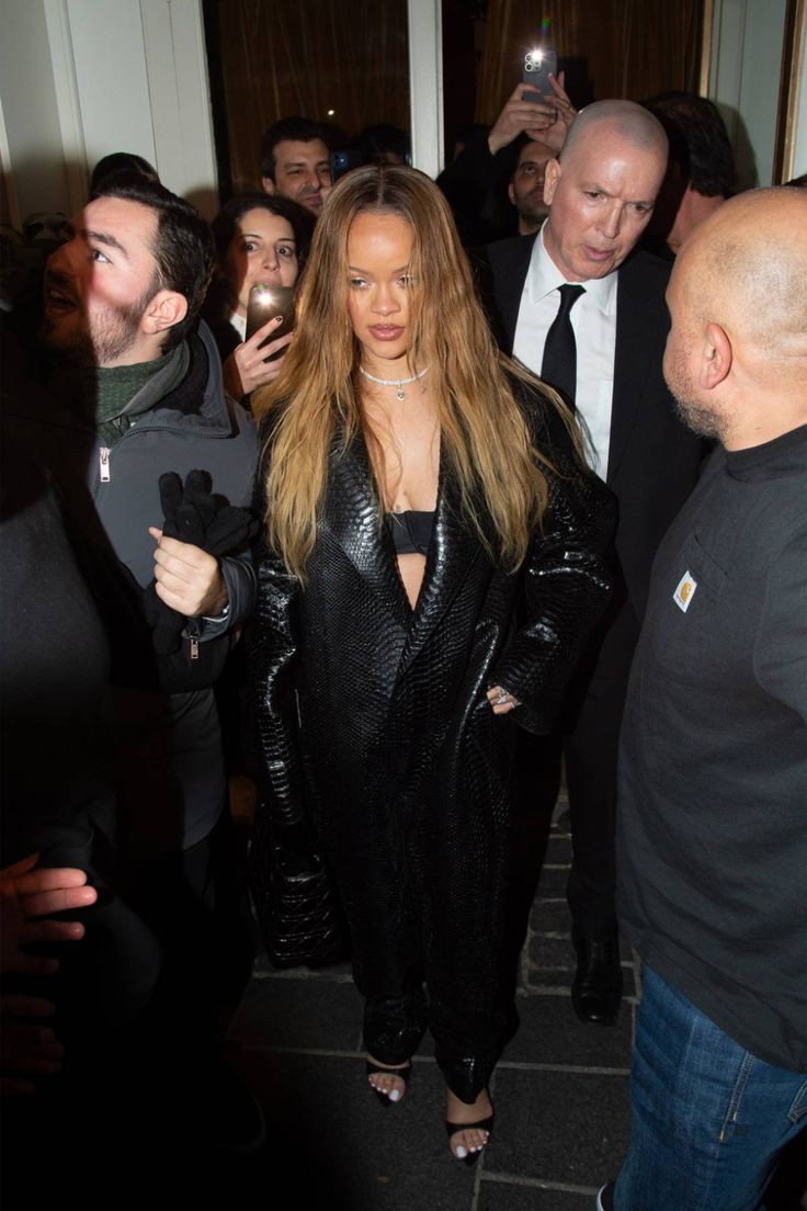 Paris Fashion Week Rihanna street style