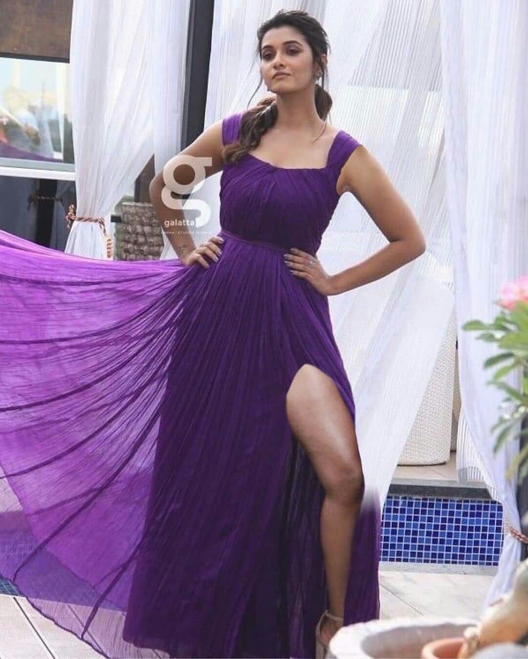 Priya Bhavani Shankar hot red carpet gown
