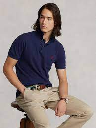 Designer shirt brands for men Ralph Lauren blue