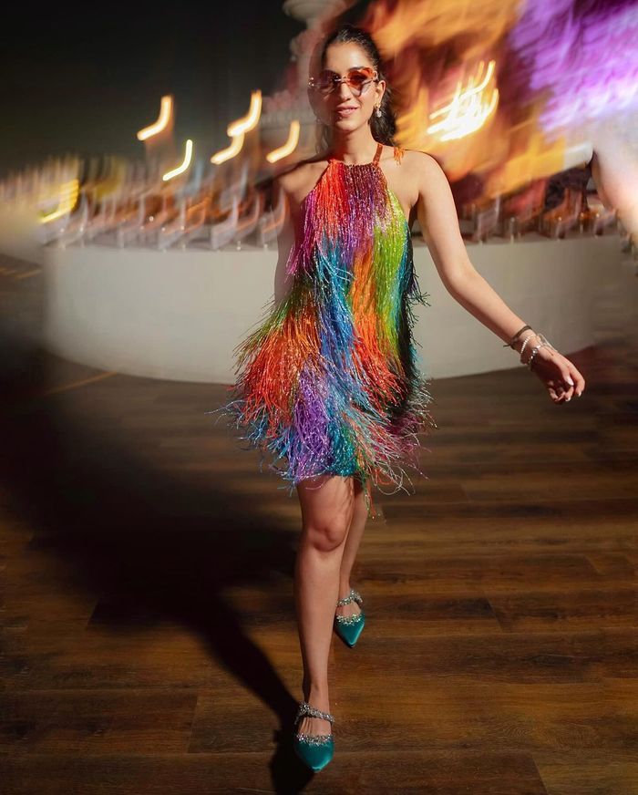 Radhika Merchant rainbow