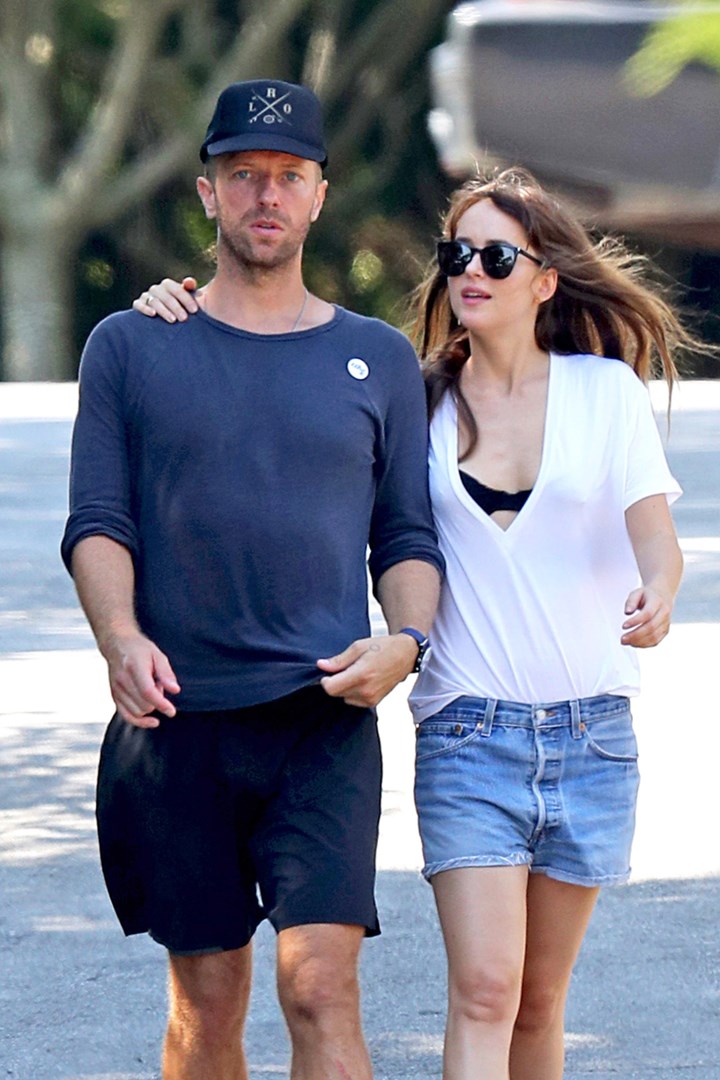 Dakota Johnson and Hubby Chris Martin hot fashion