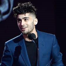 Zayn Malik hairstyle blue sport jacket