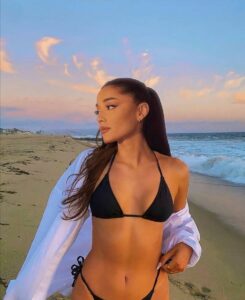 Ariana Grande sunkissed bikini