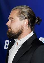 Leonardo Dicaprio man bun