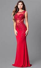 Red Women's dresses lace top