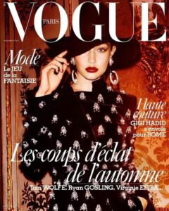 Gigi Hadid Shoots in Vogue Magazine 008