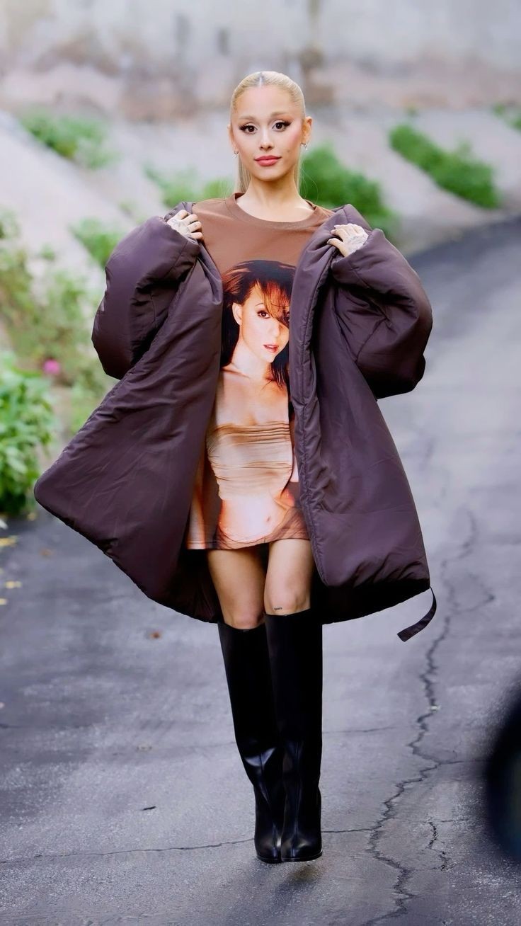 Mariah Carey T Shirt Ariana Grande Instagram outfits