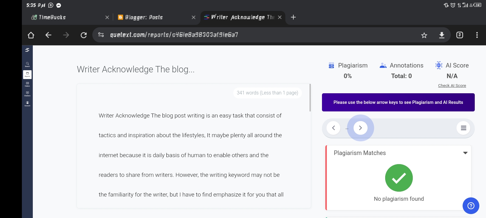 content writing checkers