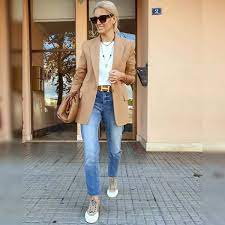 Blazers for ladies in beige