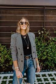 Blazers for ladies dark Checked