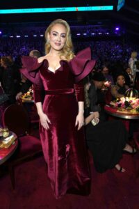 Adele in The Velvet Gown