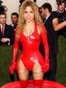 Shakira daring leather