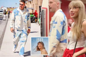Taylor Swift and Travis Kelce in Denim Delight