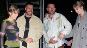 Taylor Swift and Travis Kelce in Print Perfect