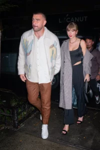Travis Kelce and Taylor Swift in Classic Chic