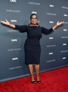 Oprah Winfrey hot black dress