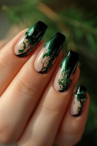 Top Nail Trends and Ideas 3: Nature-Inspired Nail Art