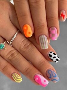 Mix-and-Match Nail Styles